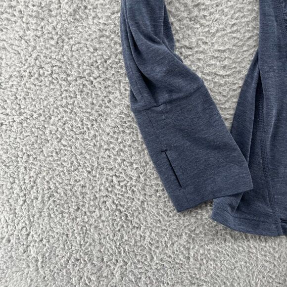 GapFit Maternity Long Sleeve Lightweight top womens size small blue thumbholes - Picture 9 of 11